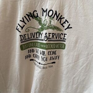 Flying Monkey Delivery Service Mens Size 2XL Graphic T Shirt